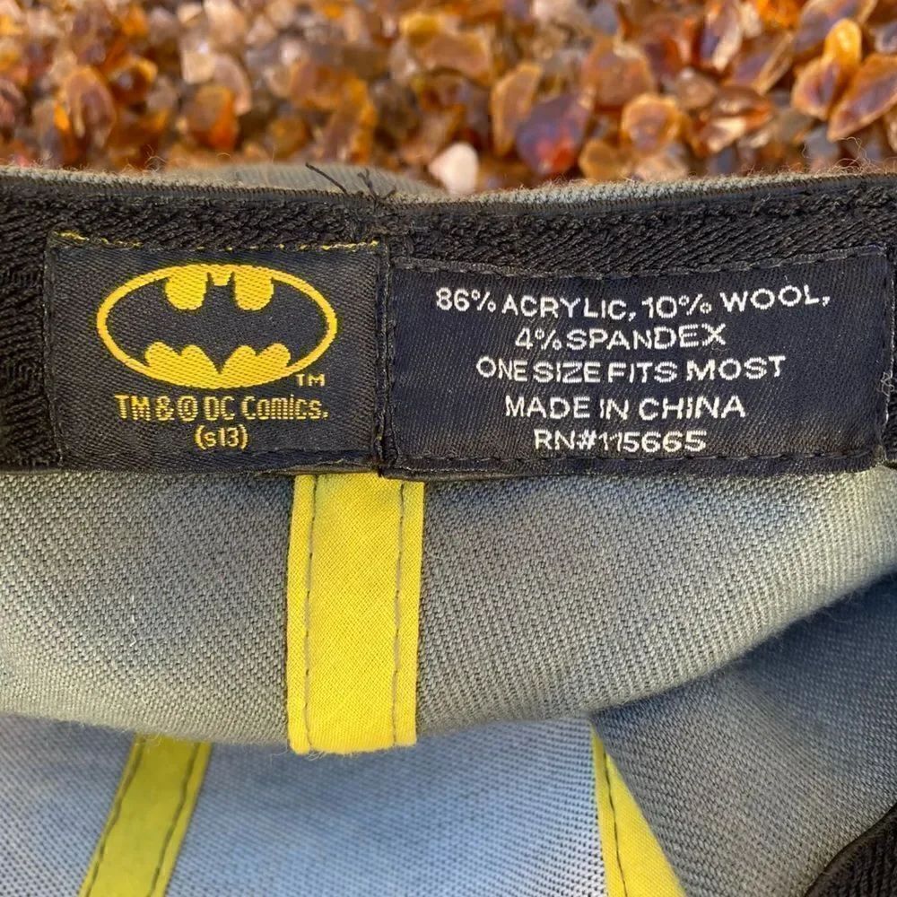 DC Comics Gray Batman Baseball Cap. OS. EUC!